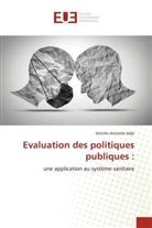 Antcho Anicette Adje - Evaluation des politiques publiques :