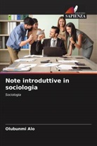 Olubunmi Alo - Note introduttive in sociologia