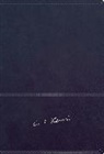 C. S. Lewis, Vida - Reina Valera Revisada Biblia Reflexiones de C. S. Lewis, Leathersoft, Azul Marino, con Índice, Interior a Dos Colores