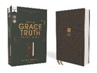 Zondervan - NASB, The Grace and Truth Study Bible (Trustworthy and Practical Insights), Cloth over Board, Gray, Red Letter, 1995 Text, Comfort Print