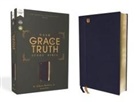 Zondervan - NASB, The Grace and Truth Study Bible (Trustworthy and Practical Insights), Leathersoft, Navy, Red Letter, 1995 Text, Comfort Print