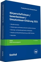 Björ Claudy, Björn Claudy, Fran Henseler, Frank Henseler, Andreas Kümpel, Andreas u a Kümpel... - Körperschaftsteuer-, Gewerbesteuer-, Umsatzsteuer-Erklärung 2021
