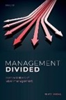 Matt Vidal, Matt (Reader in Sociology and Political Eco Vidal, Vidal Matt - Management Divided