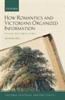 Jillian M. Hess, Jillian M. (Associate Professor of English Hess - How Romantics and Victorians Organized Information