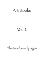 Art Books - The numbered pages