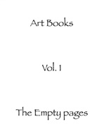 Art Books - The empty pages