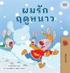 Shelley Admont, Kidkiddos Books - I Love Winter (Thai Children's Book)