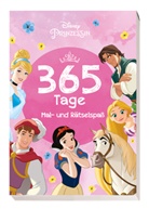 Panini, Panini - Disney Prinzessin: 365 Tage Mal- und Rätselspaß