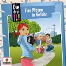 Mira Sol - Die drei !!! - Vier Pfoten in Gefahr, 1 Audio-CD (Hörbuch)