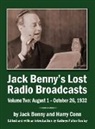 Jack Benny, Harry Conn, Kathryn Fuller-Sealey - Jack Benny's Lost Radio Broadcasts Volume Two (hardback)