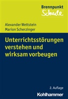 Marion Scherzinger, Alexande Wettstein, Alexander Wettstein, Fred Berger, Wilfrie Schubarth, Wilfried Schubarth... - Unterrichtsstörungen verstehen und wirksam vorbeugen