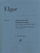 Rupert Marshall-Luck - Edward Elgar - Chanson de nuit, Chanson de matin op. 15 für Violine und Klavier