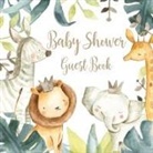 Lulu And Bell - Safari Baby Shower Guest Book (Hardcover)
