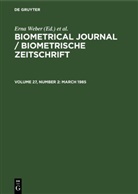 Heinz Ahrens, Klaus Bellmann, Erna Weber - Biometrical Journal / Biometrische Zeitschrift - Volume 27, Number 2: March 1985
