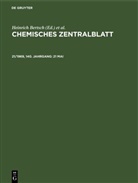 Heinrich Bertsch, Wilhelm Klemm, Maximilian Pflücke - Chemisches Zentralblatt - 21/1969, 140. Jahrgang: 21 Mai
