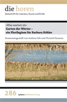 Andreas Erb, Hamann, Christof Hamann - "Was warten ist".