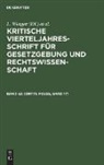 Degruyter - Kritische Vierteljahresschrift für Gesetzgebung und Rechtswissenschaft - Band 53: (Dritte Folge, Band 17)