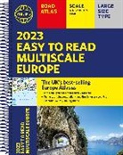 Philip's Maps - 2023 Philip's Easy to Read Multiscale Road Atlas Europe