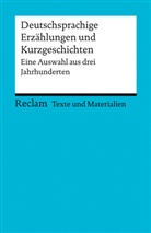 Torste Mergen, Torsten Mergen - Deutschsprachige Erzählungen und Kurzgeschichten. Eine Auswahl aus drei Jahrhunderten. Für die Sekundarstufe II. Texte und Materialien für den Unterricht