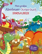 Joshua George, Ed Myer, Loewe Kreativ - Mein großes Abenteuer-Stickerbuch - Dinosaurier