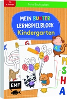 Sandy Thißen - Mein bunter Lernspielblock - Kindergarten: Erste Buchstaben