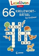 Kristin Labuch, Loew Erstlesebücher, Loewe Erstlesebücher, Loewe Erstlesebücher - 66 Kreuzworträtsel für Erstleser - 1. Klasse (Blau)