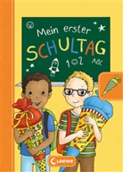 Carmen Hochmann, Loew Eintragbücher, Loewe Eintragbücher, Loewe Eintragbücher - Mein erster Schultag - Jungs (Gelb)