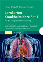 Reinhard Hamann, Florian Wittpahl, Heike Hübner - Lernkarten Krankheitslehre Set 1 für die Heilpraktikerausbildung