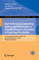 Vladimir Faerman, Vladimir Jordan, Ily Tarasov, Ilya Tarasov, Jordan Vladimir - High-Performance Computing Systems and Technologies in Scientific Research, Automation of Control and Production