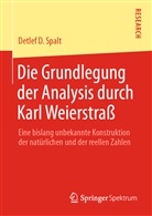Detlef D Spalt, Detlef D. Spalt - Die Grundlegung der Analysis durch Karl Weierstraß