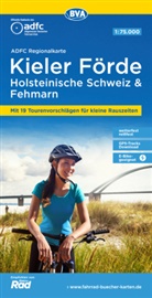 Allgemeiner Deutscher Fahrrad-Club e.V. (ADFC), Bike, BVA BikeMedia GmbH, Allgemeiner Deutscher Fahrrad-Club e V (ADFC - ADFC-Regionalkarte Kieler Förde Holsteinische Schweiz & Fehmarn, 1:75.000, mit Tagestourenvorschlägen, reiß- und wetterfest, E-Bike-geeignet, GPS-Tracks Download
