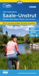 Allgemeiner Deutscher Fahrrad-Club e.V. (ADFC), Bike, BVA BikeMedia GmbH, Allgemeiner Deutscher Fahrrad-Club e V (ADFC - ADFC-Regionalkarte Saale-Unstrut, 1:75.000, mit Tagestourenvorschlägen, reiß- und wetterfest, E-Bike-geeignet, GPS-Tracks Download