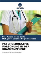 MCE Janet Negrón Espadas, MCE. Janet Carolina Negrón Espadas, Dra Auror Sierra Canto, Dra Aurora Sierra Canto, Dra. Aurora Sierra Canto - PSYCHOEDUKATIVE FORSCHUNG IN DER KRANKENPFLEGE