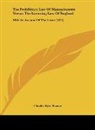 Charles Eyre Pascoe - The Prohibitory Law Of Massachusetts Versus The Licensing Law Of England