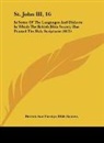 British And Foreign Bible Society - St. John III, 16