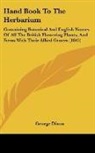 George Dixon - Hand Book To The Herbarium
