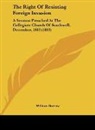 William Barrow - The Right Of Resisting Foreign Invasion