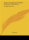John Upton - A Letter Concerning A New Edition Of Spenser's Faerie Queene