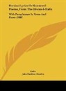 Hafiz, John Haddon Hindley - Persian Lyrics Or Scattered Poems, From The Diwan-I-Hafiz