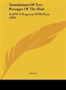 Homer - Translations Of Two Passages Of The Iliad