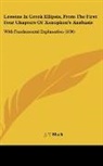 J. T. Black - Lessons In Greek Ellipsis, From The First Four Chapters Of Xenophon's Anabasis