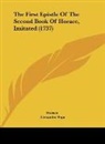 Horace - The First Epistle Of The Second Book Of Horace, Imitated (1737)