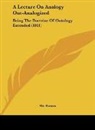 Buxton - A Lecture On Analogy Out-Analogized