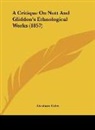Abraham Coles - A Critique On Nott And Gliddon's Ethnological Works (1857)