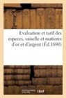 France - Evaluation et tarif des especes,
