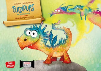 Kai Lüftner, Wiebke Rauers - Furzipups, der Knatterdrache. Kamishibai Bildkartenset - Entdecken - Erzählen - Begreifen: Bilderbuchgeschichten. Drachengeschichte in Reimen für Kinder