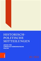 Michael Borchard, Thomas Brechenmacher, Buchst, Günter Buchstab, Günter Buchstab u a, Hans-Otto Kleinmann... - Historisch-Politische Mitteilungen