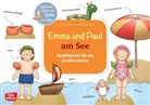 Monika Lehner, Antje Bohnstedt - Emma und Paul am See. Erzählschienen-Figurenset, m. 1 Beilage