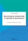 David A Gasser, David A. Gasser - Wie wichtig ist Authentizität in hybriden Unternehmen? Die Rolle der CEOs bei der Marken-Co-Kreation