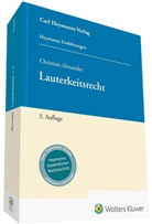 CHRISTIAN ALEXANDER, Christian (Dr.) Alexander - Lauterkeitsrecht